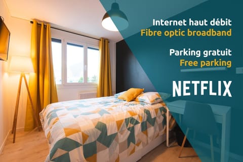 Les chambres du Vercors - Parking Free Fibre Netflix Bed and Breakfast in Grenoble