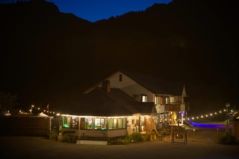 Property building, Night, Mountain view