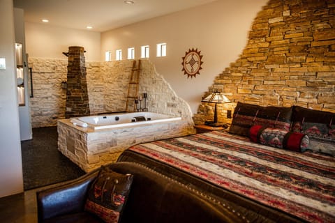 Shower, Bed, Bedroom, Open Air Bath