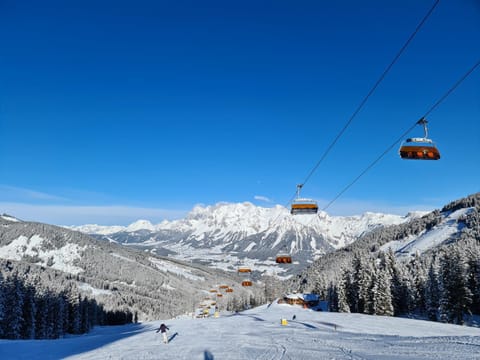 Natural landscape, Winter, Skiing