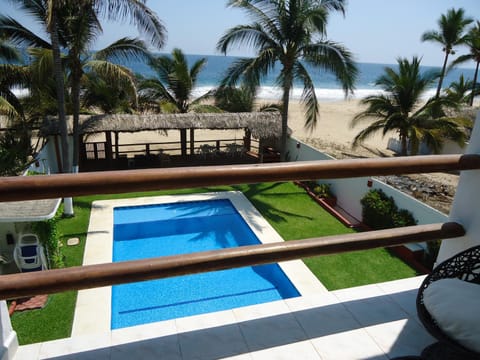 Balcony/Terrace, Garden view, Pool view, Sea view