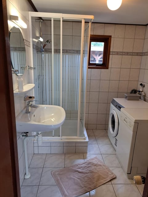 Shower, Bathroom, washing machine