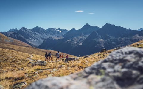 Natural landscape, Hiking, Hiking, Mountain view, Family, Family