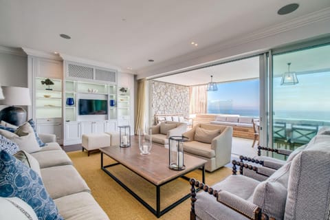 Living room, Seating area, Sea view