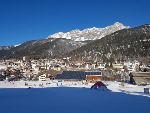 Winter, Skiing, Skiing, Mountain view