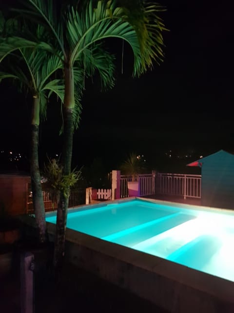 Night, Pool view