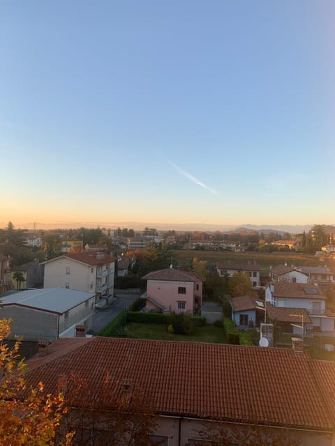 City view, Street view, Sunset