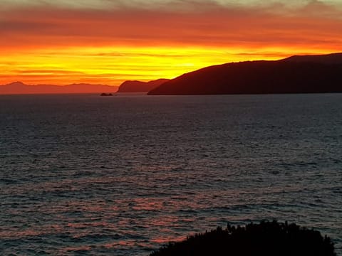 Property building, Sea view, Sunset