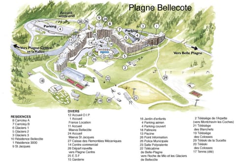 Résidence Les Glaciers - Studio pour 4 Personnes 29 Condo in Mâcot-la-Plagne