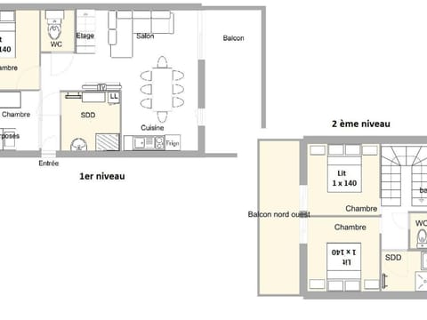 Appartement Les Saisies, 5 pièces, 8 personnes - FR-1-594-70 Appartamento in Villard-sur-Doron