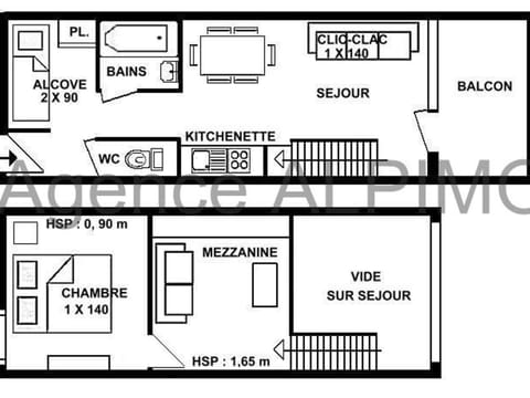 Appartement Les Saisies, 2 pièces, 6 personnes - FR-1-594-93 Wohnung in Villard-sur-Doron