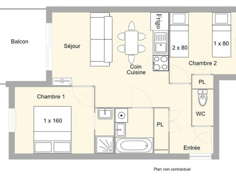 Appartement Villard-sur-Doron, 3 pièces, 5 personnes - FR-1-594-98 Appartement in Villard-sur-Doron