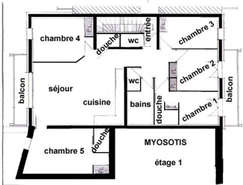 appartement myosotis pour 10 personnes Apartment in St Martin Belleville