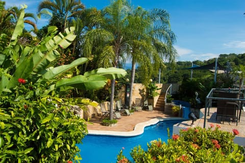 Natural landscape, Garden, Pool view, Swimming pool