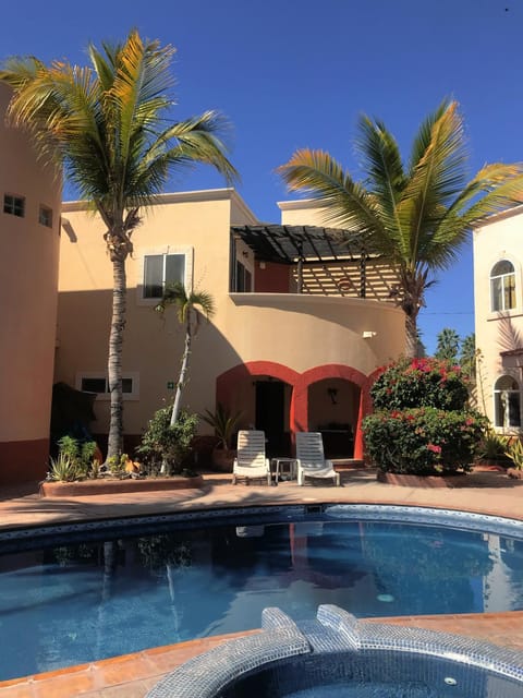 Property building, Pool view