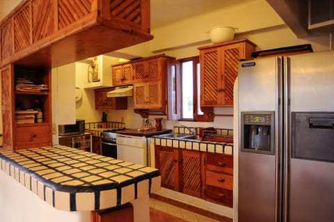 Kitchen or kitchenette, microwave, oven, stove, kitchen