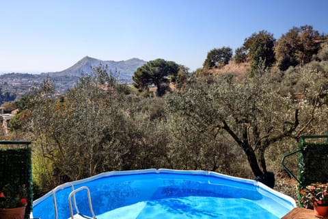 Natural landscape, Mountain view, Swimming pool