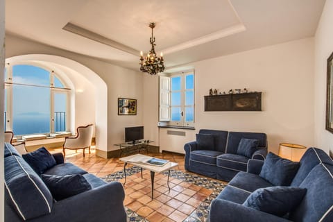 Living room, Seating area, Sea view