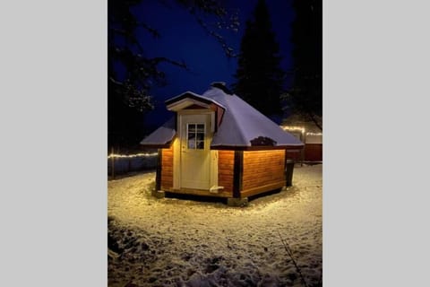 Northernlight cabin Chalet in Norrbotten County, Sweden