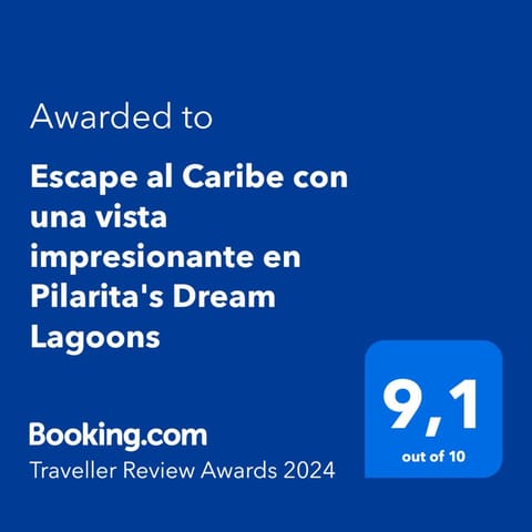 Escape al Caribe con una vista impresionante en Pilarita's Dream Lagoons Condo in Cancun
