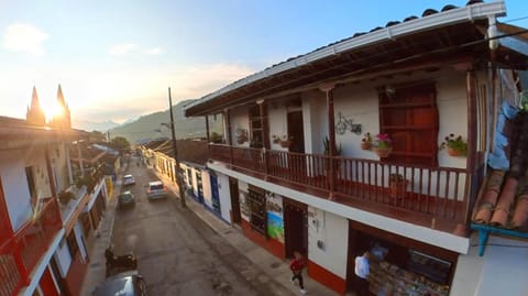 City view, Street view, Sunset