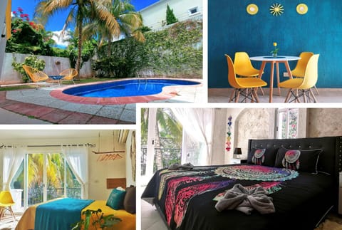 BEAUTIFUL & COZY NEAR BEACH Apartment Pool & KingSize Bed Condo in Cancun