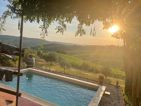 Natural landscape, Mountain view, Pool view, Swimming pool, Sunset, Open Air Bath