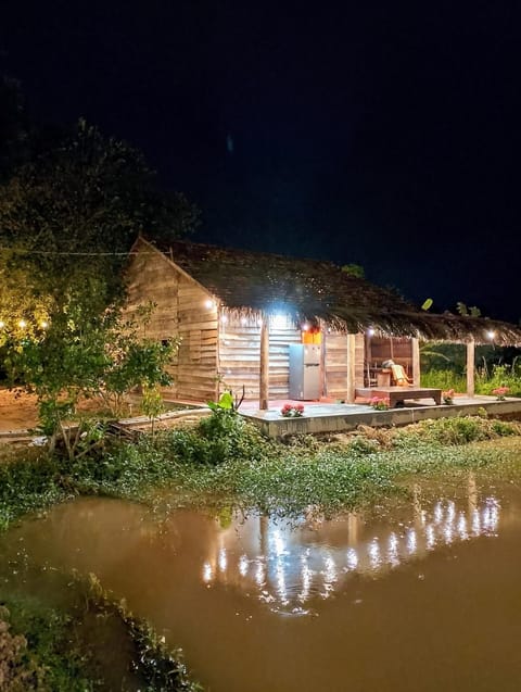 Property building, Night, Natural landscape, Lake view, River view