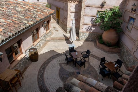 Patio, group of guests