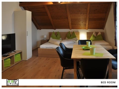 Living room, Bedroom