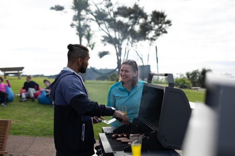 People, BBQ facilities, Garden view, Sea view