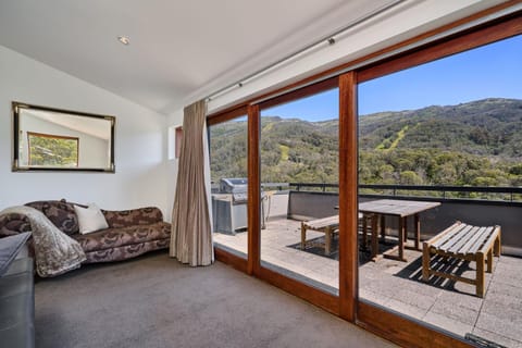 Elevation 3 bedroom and loft penthouse with gas fire and alpine views Wohnung in Thredbo