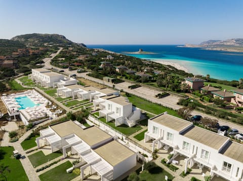 Property building, Natural landscape, Bird's eye view, Beach, Swimming pool