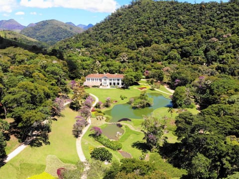 Natural landscape, Bird's eye view, Mountain view