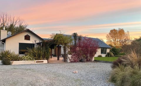 Property building, Natural landscape, Garden, Sunset