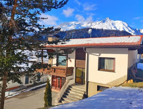 Property building, Winter, Mountain view