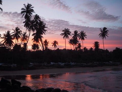 Nearby landmark, Natural landscape, Beach, Sunset