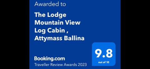 The Lodge Mountain View Log Cabin , Attymass Ballina House in County Sligo