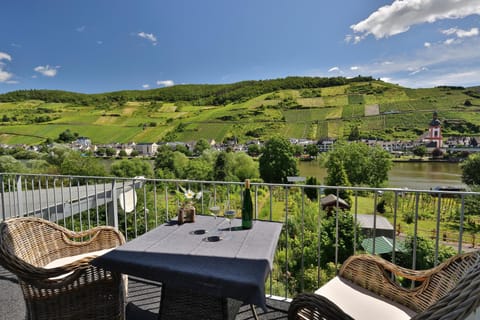 Natural landscape, View (from property/room), Balcony/Terrace, Dining area, River view