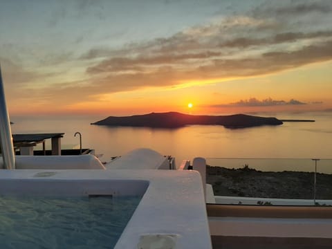 Hot Tub, Sunset