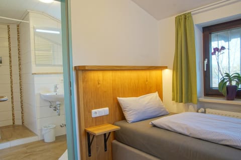 Bed, Bathroom, Photo of the whole room