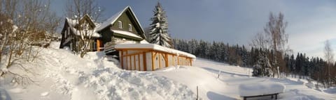 Facade/entrance, Winter, Swimming pool