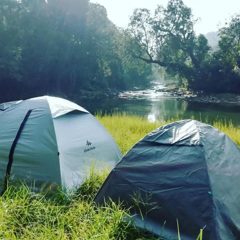 Coorg River Rock Camping Luxury tent in Kerala