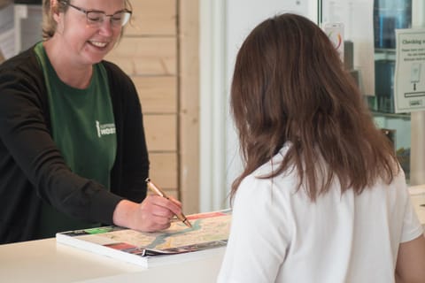 Staff, Lobby or reception, On site, Guests