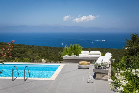 Pool view, Sea view, Swimming pool