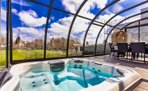 Summer, Garden, Hot Tub, Balcony/Terrace, Garden view