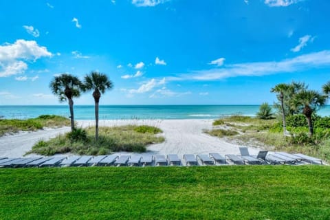 LaPlaya 202D Picture this from your lanai or sundeck Palm trees beach turquoise water and gorgeous sunsets Condo in Longboat Key