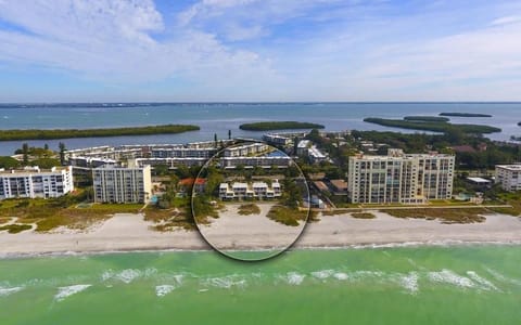 LaPlaya 201C Breathtaking Gulf panorama from this corner end unit with a private stairway to the beach Condo in Longboat Key