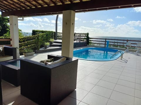 Balcony/Terrace, Pool view, Sea view