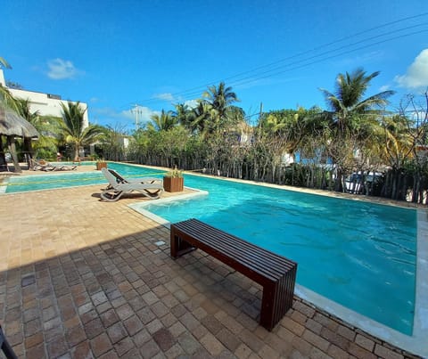 Natural landscape, Swimming pool, sunbed